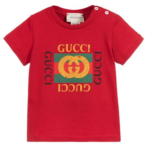 baby gucci tshirt|gucci baby grow boy.